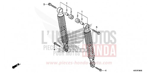 REAR CUSHION SH150DD de 2013